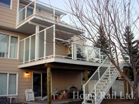 Calgary Glass Deck Railing